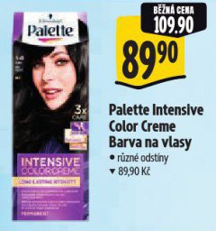 PALETTE BARVA NA VLASY