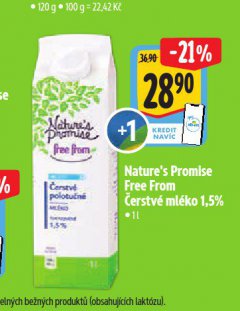 FREE FROM ČERSTVÉ MLÉKO