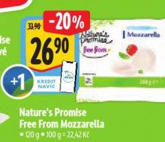 FREE FROM MOZZARELLA