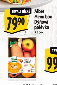 MENU BOX POLÉVKA DÝŇOVÁ