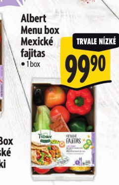 MENU BOX MEXICKÉ FAJITAS