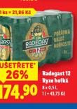 PIVO RADEGAST RYZE HOŘKÁ 12