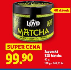 JAPONSK� BIO MATCHA