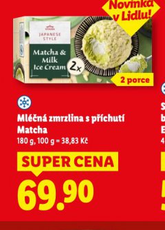 ML��N� ZMRZLINA S P��CHUT� MATCHA