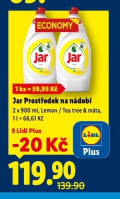 JAR PROSTŘEDEK NA NÁDOBÍ