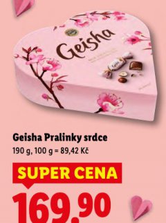 GEISHA PRALINKY SRDCE