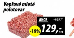 VEPŘOVÉ MLETÉ POLOTOVAR