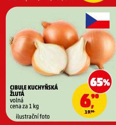 CIBULE KUCHYŇSKÁ ŽLUTÁ