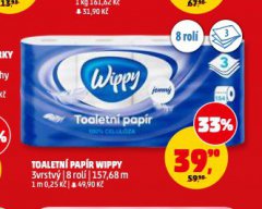 WIPPY TOALETNÍ PAPÍR
