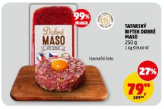TATARSKÝ BIFTEK DOBRÉ MASO