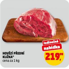 HOVĚZÍ PŘEDNÍ KLIŽKA