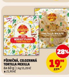 CELOZRNNÁ TORTILLA MEXILLA