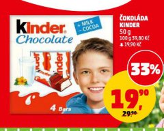 KINDER ČOKOLÁDA