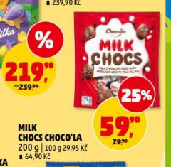 MILK CHOCS CHOCO'LA