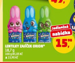 LENTILKY ZAJÍČEK ORION