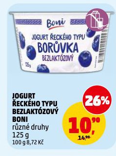 JOGURT �ECK�HO TYPU BEZLAKT�ZOV�