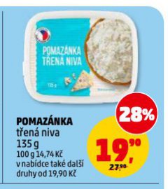 POMAZÁNKA TŘENÁ NIVA