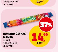 BONBONY ŽVÝKACÍ MAMBA
