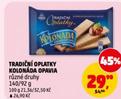 OPAVIA KOLONÁDA TRADIČNÍ OPLATKY