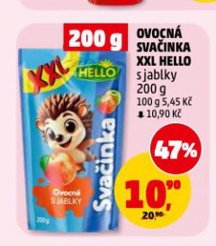 HELLO OVOCNÁ SVAČINKA