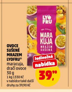 OVOCE SU�EN� MRAZEM LYOFRU