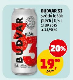 PIVO BUDVAR 33
