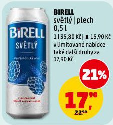 BIRELL NEALKOHOLICK� PIVO