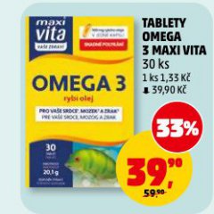 TABLETY OMEGA 3 MAXI VITA