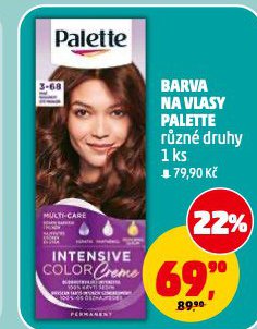 PALETTE BARVA NA VLASY