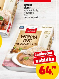 HOTOVÁ JÍDLA VEPŘOVÁ PLEC