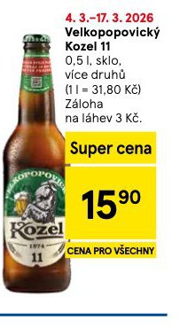 PIVO VELKOPOPOVICKÝ KOZEL 11