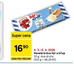VESELÁ KRÁVA SÝR A KŘUP
