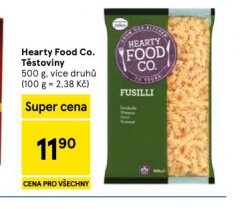 HEARTY FOOD CO. TĚSTOVINY