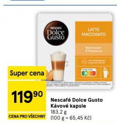 NESCAF� DOLCE GUSTO K�VOV� KAPSLE