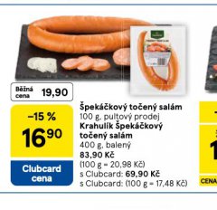 ŠPEKÁČKOVÝ TOČENÝ SALÁM