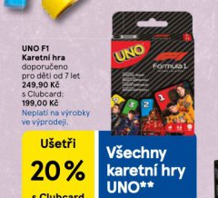 UNO F1 KARETN� HRA