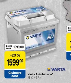 VARTA AUTOBATERIE 45 Ah