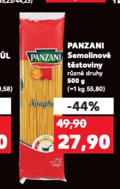 PANZANI SEMOLINOV� T�STOVINY