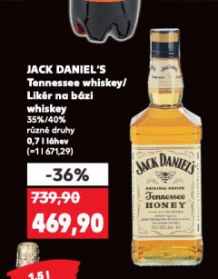 JACK DANIEL'S LIKÉR NA BÁZI WHISKY