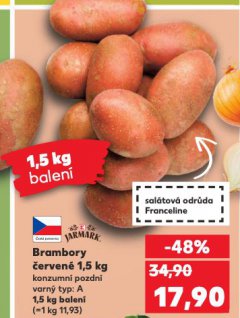 BRAMBORY ČERVENÉ