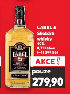 LABEL 5 SKOTSKÁ WHISKY