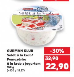 GURM�N KLUB POMAZ�NKA � LA KRAB S JOGURTEM