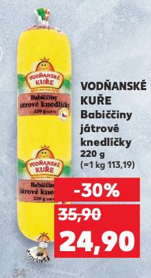 VOD�ANSK� KU�E BABI��INY J�TROV� KNEDL��KY