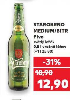 PIVO STAROBRNO MEDIUM