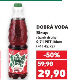 DOBR� VODA SIRUP