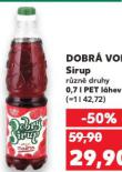 DOBR� VODA SIRUP