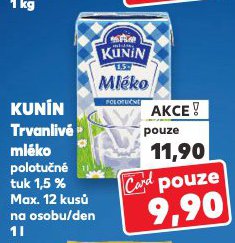 KUN�N TRVANLIV� ML�KO