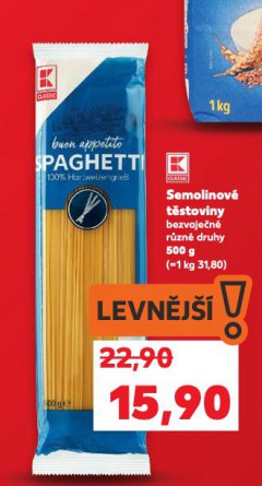 SEMOLINOV� T�STOVINY