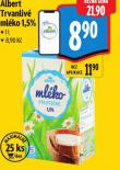 TRVANLIVÉ MLÉKO 1,5%