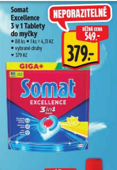 SOMAT EXCELENCE TABLETY DO MY�KY